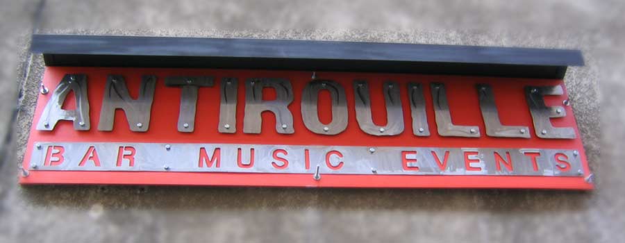 Enseigne Antirouille en métal